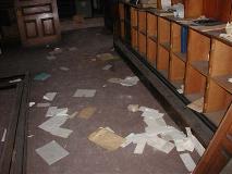 Papers Scattered in the Construction Area