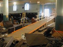 Ramp to Remove Rubble out of the Fifth Floor